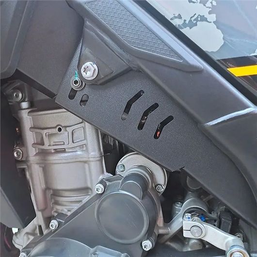 オートバイ エンジン ヒート シールド ガード 保護 カバー やけど防止 適用: コーベ/KOVE 800X 800 X プロ ラリー ADV Colove 800X ブラック SR-DD-0520_7