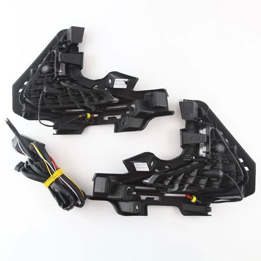 2ピース 適用: ヒュンダイ/現代/HYUNDAI ソナタ 2020 2021 DRL LED フォグランプ DRL アクセサリー ホワイト イエロー SR-DD-0729の画像