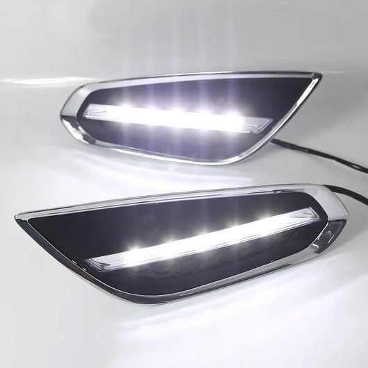適用: ボルボ/VOLVO S60 2009-2013 ライト-オフ スタイル リレー マット ABS DRL LED デイタイム ランニング ライト デイライト ホワイト SR-DD-0752の画像
