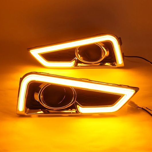 適用: ホンダ シティ 2015 2016 2017 2018 LED DRL ウインカー リレー 12V デイタイム ランニング ライト フォグランプ ホワイト SR-DD-0797_3