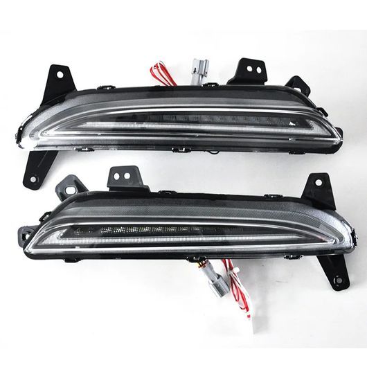DRL 適用: ヒュンダイ/現代/HYUNDAI ラフェスタ LED DRL デイタイム ドライビング ランニング ライト デイライト フォグランプ カバー ホール SR-DD-0970