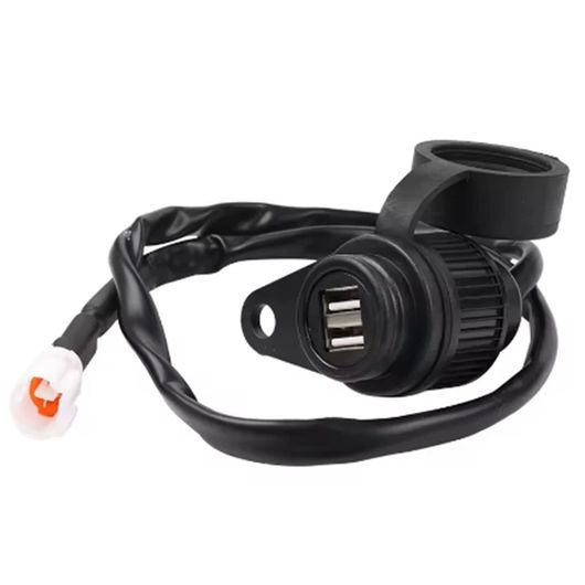 オートバイ ダブル USB チャージャー ソケット 適用: ヤマハ MT-09 MT-07 XSR700 SR-DD-1085