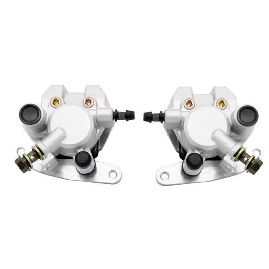 2ピース オートバイ ATV フロント 左 + 右 ブレーキ キャリパー 適用: ATV クアッド バンシー コディアック/Kodiak グリズリー YFM350 タイプ001 SR-DD-1731