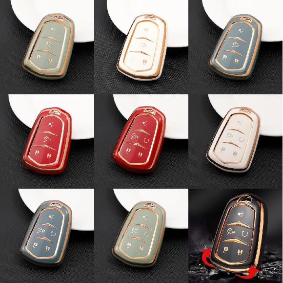 �K�p: �L���f���b�N/CADILLAC ATS CT6 CTS DTS XT5 �G�X�J���[�h ESV SRX STS XTS ELR 4�{�^�� �O���[���`5�{�^�� �u���b�N SR-DD-3312
