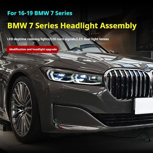 適用: BMW 7シリーズ G11 G12 ヘッドライト 2016-2019 LED プロジェクター ヘッドライト LED ヘッドライト 1ペア SR-DD-3505_5