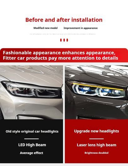 適用: BMW 7シリーズ G11 G12 ヘッドライト 2016-2019 LED プロジェクター ヘッドライト LED ヘッドライト 1ペア SR-DD-3505_6