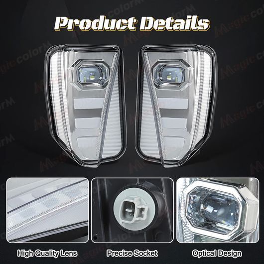 LED DRL 適用: トヨタ プリウス ZVW30 2012-2015 デイタイムランニングライト ドライビング ヘッドライト イエロー ターンシグナルランプ クリア SR-DD-3773