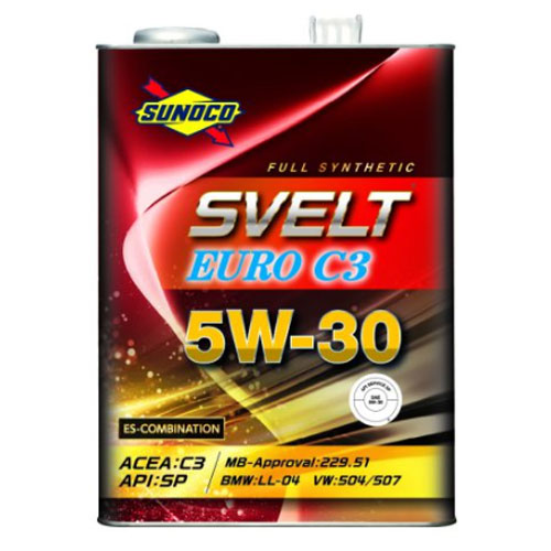 スノコ(SUNOCO) エンジンオイル SVELT EURO C3 5W-30 1L SP/C3 FULL SYNTHETIC | 