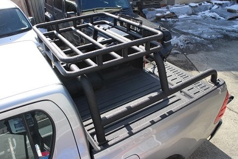 サクソン/SUXON ルーフラック チッピング塗装 ブラック HLR-225 トヨタ ハイラックス QDF-GUN125 2GD