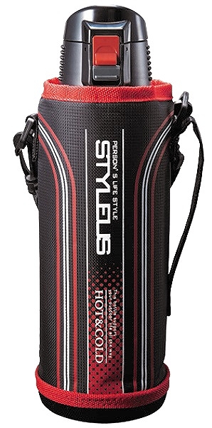 スポーツマグ スタイラス レッド 1.0L ポーチ付 F-2677・レッド(0390019)