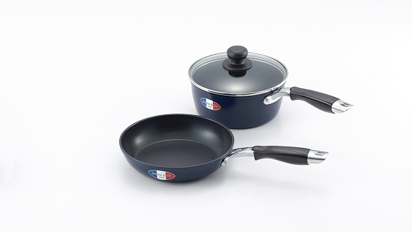 片手鍋＆フライパンセット ジャンヌ・エコール 18cm＆18cm JE-114R(0001032)