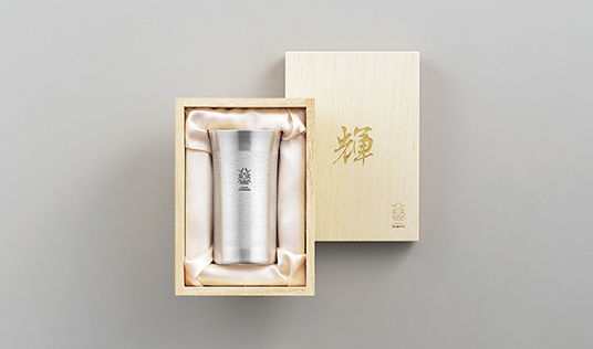 純銅ひとくちタンブラー 輝 銀仕上げ KG-12(1001871)