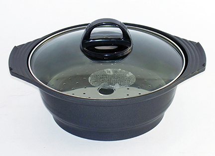 土鍋風＆蒸し器 19cm 目皿付 KS-2788(0331034)