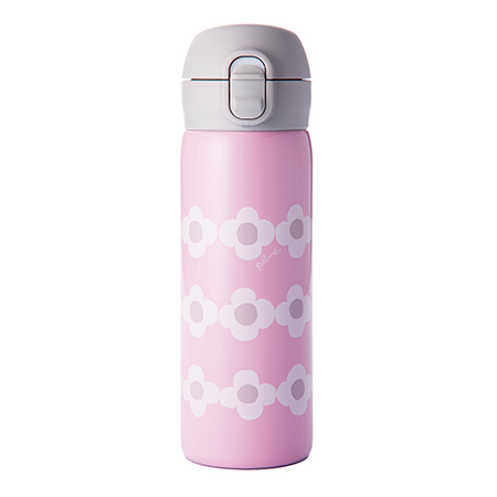 ステンレス製 ワンタッチマグボトル plune. パステルピンク 480mL RJD-PL48PPK(0802016)
