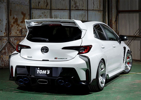 TOMS/トムス リヤバンパーディフューザー トヨタ GRカローラ RZ 4WD