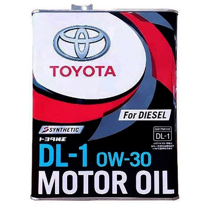 トヨタ純正 ディーゼルエンジンオイル 4L DL-1 0W-30 入数：1缶 08883