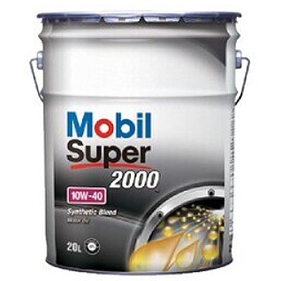モービル(Mobil) ガソリンエンジンオイル モービルスーパー2000 20L SN 