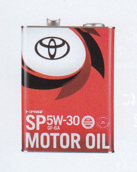 トヨタ純正 ガソリンエンジンオイル 4L SP 5W-30 入数：1缶 08880-13705 : 506465010 : オートパーツエージェンシー  - 通販 - Yahoo!ショッピング