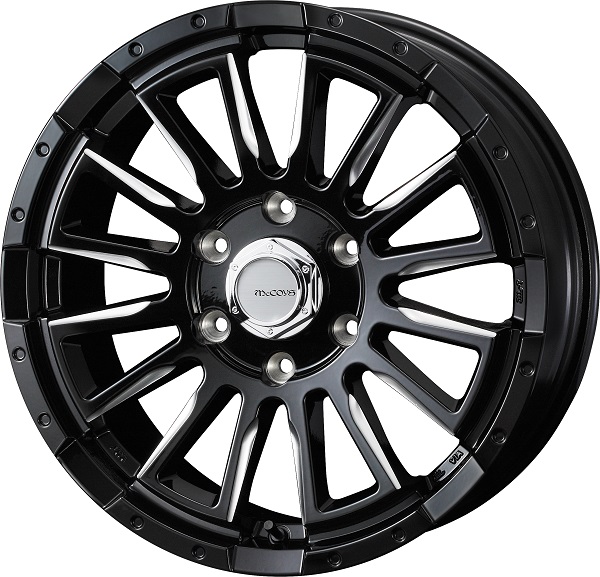 WEDS ADVENTURE ホイール MCCOYS RV-5 BLACK MILLING 18インチ×7.0J ＋38 6H139.7 入数：1台分(4本) 40987