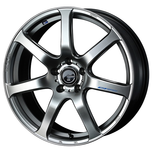 LEONIS ホイール NAVIA 07 HSB 19インチ×8.0J ＋35 5H114.3 入数：1台分(4本) 39583