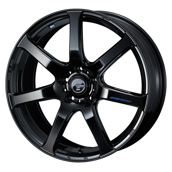 LEONIS ホイール NAVIA 07 PBK 17インチ×7.0J ＋53 5H114.3 入数：1台分(4本) 39572 :506183990:オートパーツエージェンシー