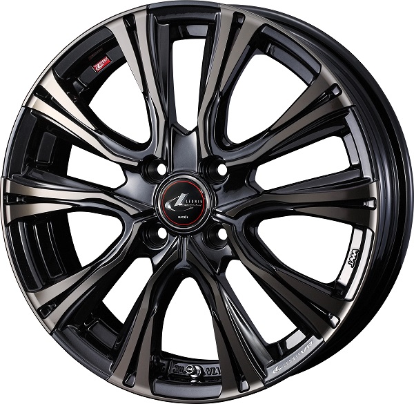 LEONIS ホイール VR PBMC/TI 15インチ×5.5J ＋43 4H100 入数：1台分(4本) 41211