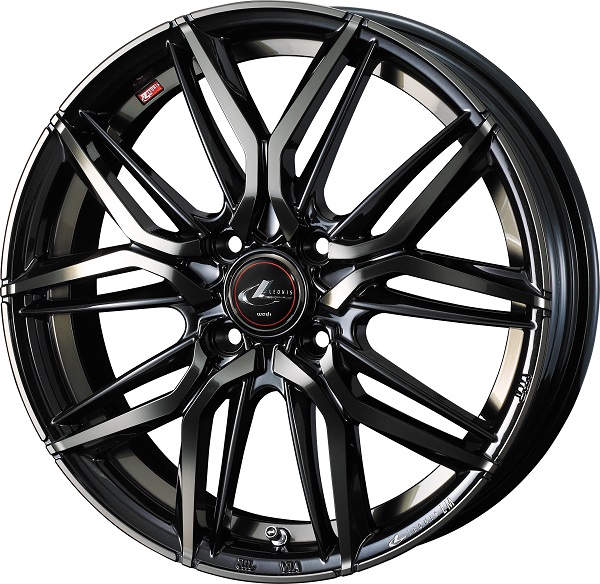 LEONIS ホイール LM PBMC/TI 16インチ×5.0J ＋45 4H100 入数：1台分(4本) 40786