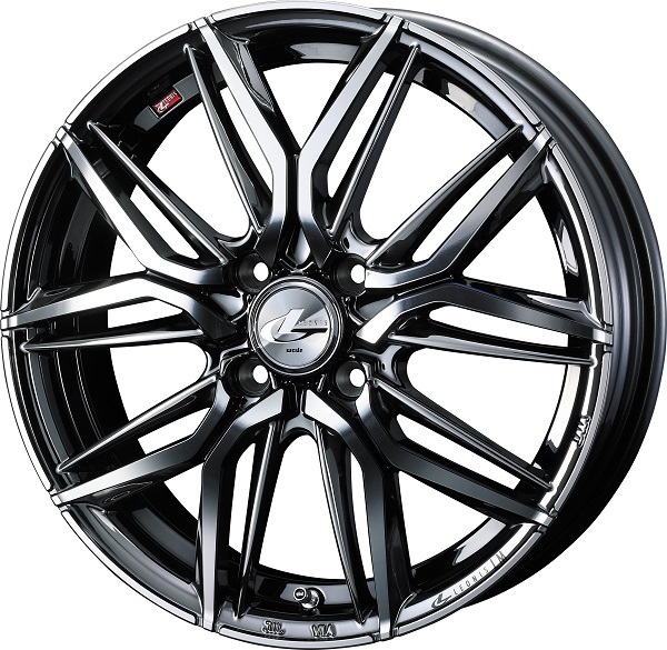 LEONIS ホイール LM BMCMC 15インチ×4.5J ＋45 4H100 入数：1台分(4本) 40774