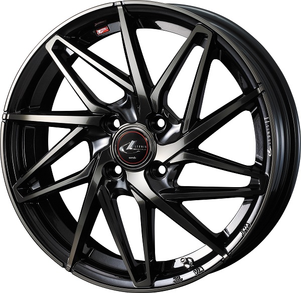 LEONIS 車輪 IT PBMC/TI 14in×4.5J ＋45 4H100 入数：1台分(4本) 40553 自動車-車、バイク、自転車-アルミホイール