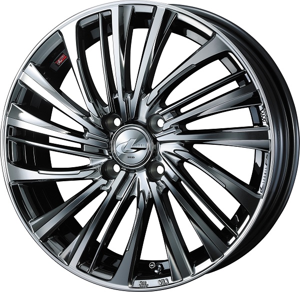 LEONIS ホイール FS BMCMC 15インチ×4.5J ＋45 4H100 入数：1台分(4本) 39955