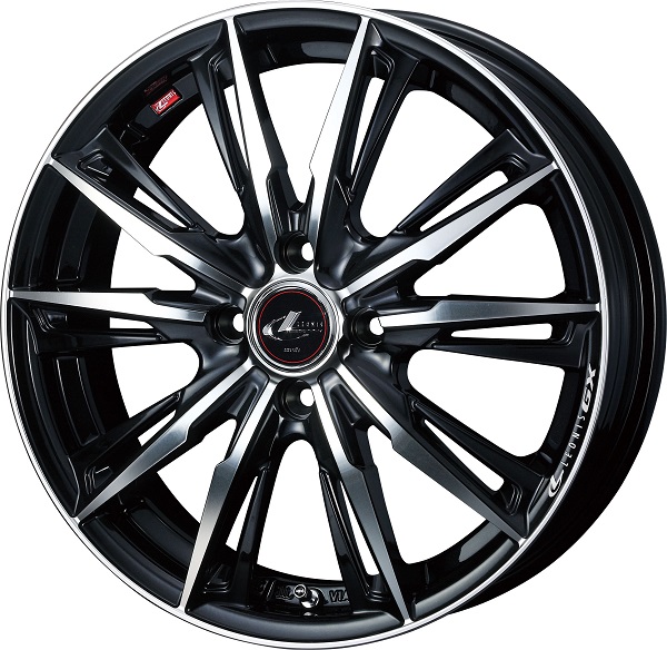 LEONIS ホイール GX PBMC 16インチ×6.0J ＋42 4H100 入数：1台分(4本) 39342