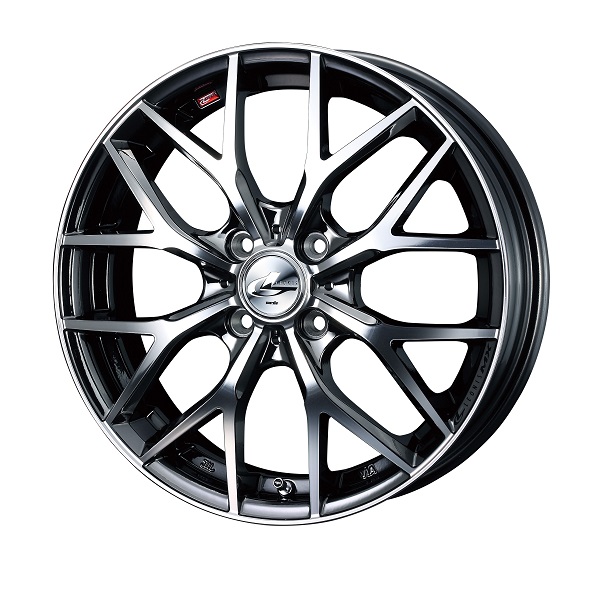LEONIS ホイール MX BMCMC 15インチ×4.5J ＋45 4H100 入数：1台分(4本) 37406