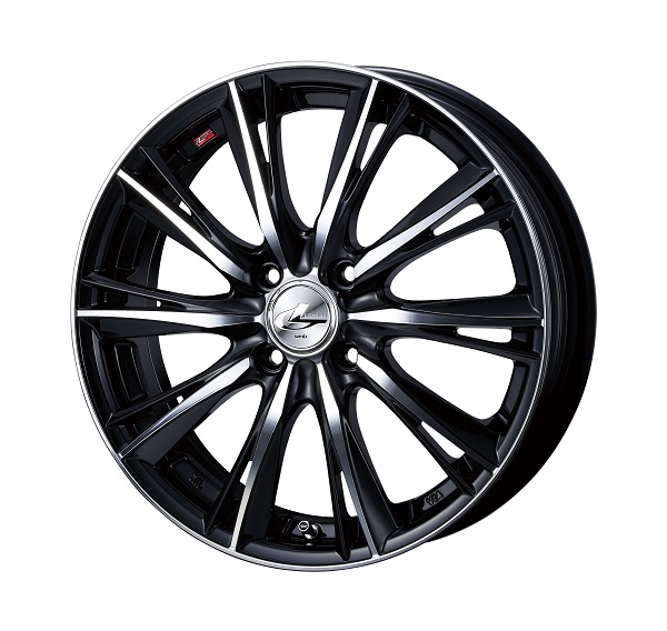 LEONIS ホイール WX BKMC 15インチ×5.5J ＋50 4H100 入数：1台分(4本) 33865
