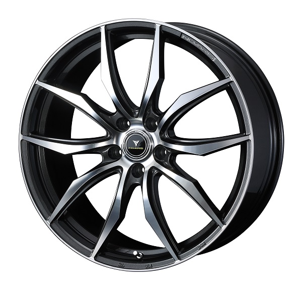 NOVARIS ホイール BEONDE VF GLOSS GUN-META/POLISH 19インチ×8.0J ＋35 5H114.3 入数：1台分(4本) 40074