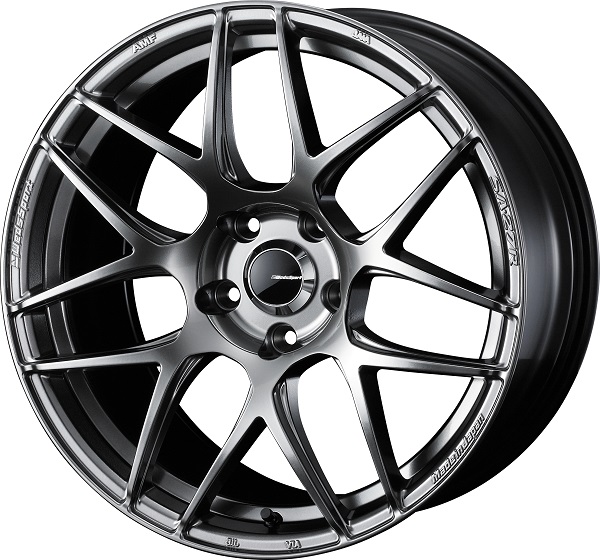 WedsSport ホイール SA27R PSB 17インチ×7.0J ＋53 5H114.3 入数：1台分(4本) 74213 : 506198170 : オートパーツエージェンシー