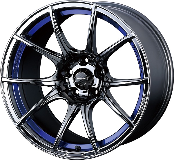 WEDSSPORT ホイール SA10R BLC 18インチ×10.5J ＋25 5H114.3 入数：1台分(4本) 72645 :506201630:オートパーツエージェンシー