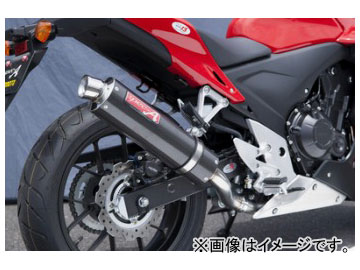 2輪 ヤマモトレーシング spec A マフラー SUS SLIP ON カーボン 品番：10415 01NCB ホンダ CBR400R 2013年〜 :442900360:オートパーツエージェンシー