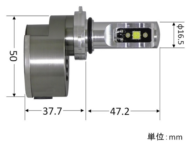 小糸製作所/KOITO LED Vホワイト ホワイト HIR2タイプ P832510 入数：1セット(2個)_1