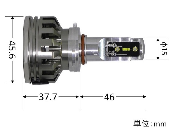 小糸製作所/KOITO LED Vホワイト ホワイト HB3/HB4タイプ P832500 入数：1セット(2個)_1