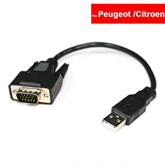 USB �P�[�u�� LEXIA-3 PP2000 �v�W���[ �V�g���G�� OBD �P�[�u�� �R�l�N�^ �A�_�v�^ OBD1 OBD2 �ڑ� �P�[�u�� Short Wire AL-AA-7816 AL