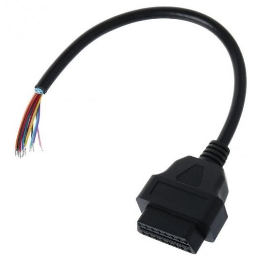 OBD2 16�s�� ���X�����I�[�v�j���O �P�[�u�� �����Ԑf�f�C���^�t�F�[�X�R�l�N�^�� �u���b�N AL-AA-7833 AL