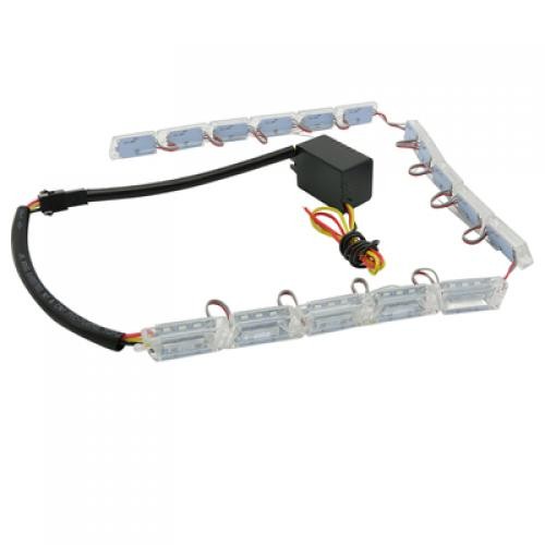 LED �t���L�V�u�� DRL �f�C�^�C�������j���O���C�g �E�C���J�[ VW �S���t �p�T�[�g�|���g�D�[���� �L���e�f�B �z���_ China 6000K 16LED �z���C�g AL-BB-1393 AL
