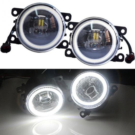 �z���_ CR-V CRV 2.4L L4 2012 ~ 2014 4000LM LED �o���u H11 �t�H�O���C�g + �G���W�F���A�C White Lens Angel Eye AL-BB-1593 AL