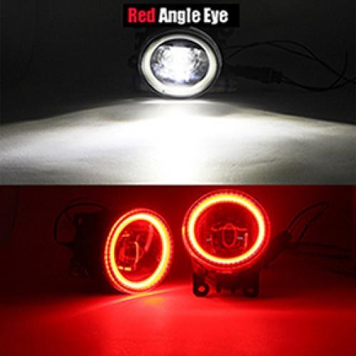 2005-2012 ���Y �p�X�t�@�C���_�[ �I�t���[�h R51 LED �t�H�O���C�g DRL �f�C�^�C�������j���O 12V Red Angel Eye AL-BB-1671 AL