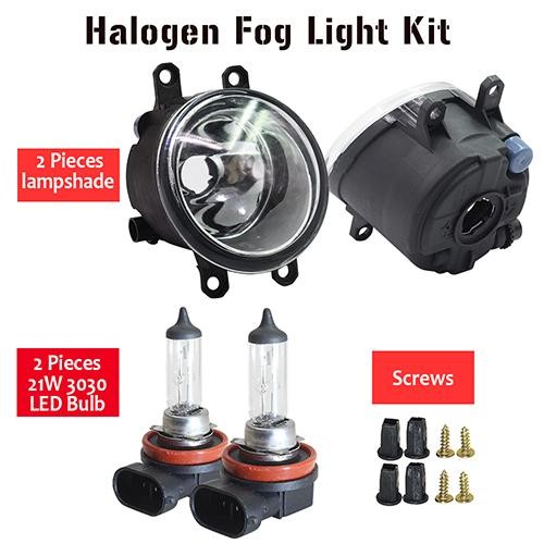 ���Y �f���A���X J11 H11 �t�����g �t�H�O���C�g �A�Z���u�� �����v �V�F�[�h + �o���u DRL 12V 2013-2019 Halogen Fog Light AL-BB-1752 AL