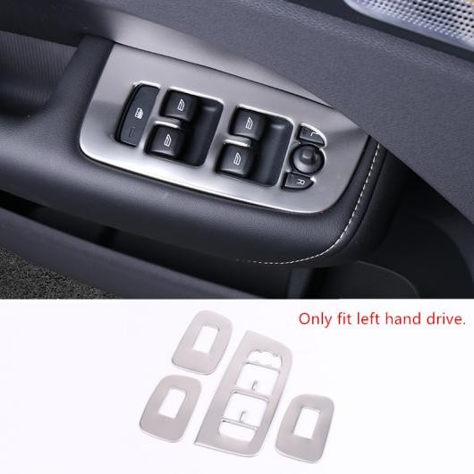 �I�[�f�B�I �X�s�[�J�[ �t���[�� �G�A �J�o�[ �{���{ XC60 2018 �h�A�n���h�� �E�C���h�E �X�C�b�`�t���[�� 4 PCS AL-DD-7110 AL