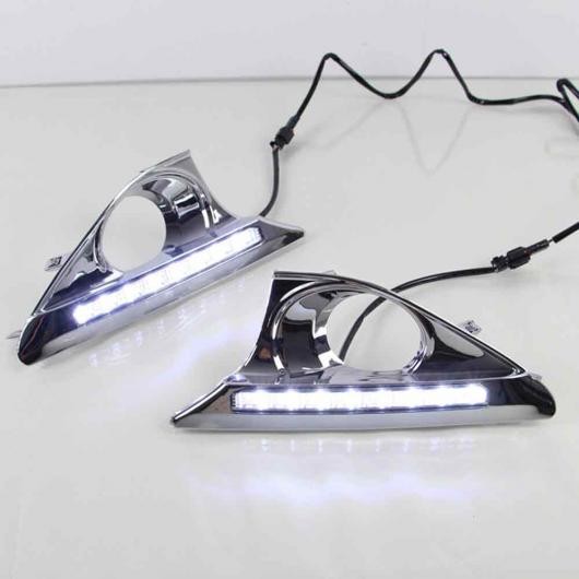 適用: トヨタ カムリ 2011 2014 2個 12V ハイ パワー 6W 8 LED DRL デイタイム ランニング ライト フォグ ワーニング ランプ イエロー ホワイト AL EE 3812 AL : 502214360 : オートパーツエージェンシー2号店