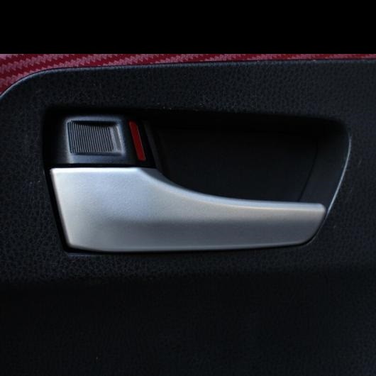 還元祭 適用: トヨタ RAV4 RAV 4 2016 2017 インナー サイド ドア ハンドル カバー トリム ABS クローム インテリア 装飾 4ピース シルバー AL-EE-7444 AL