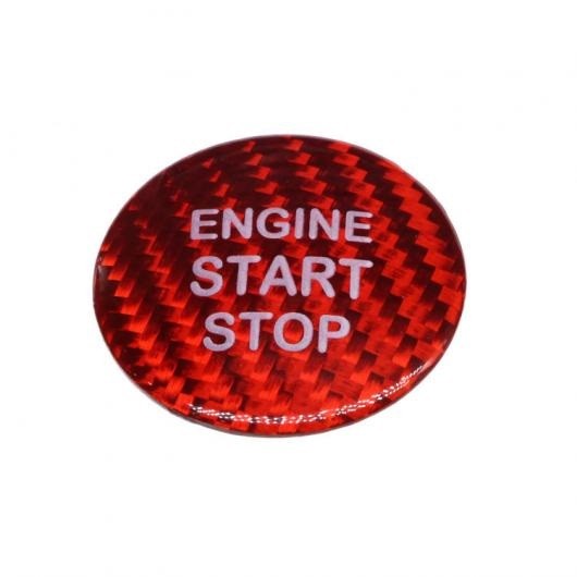 適用: トヨタ クラウン CHR リアル カーボンファイバー エンジン スタート ストップ レッド カーボンファイバー・ブラック カーボンファイバー AL-EE-8589 AL｜apagency02｜03