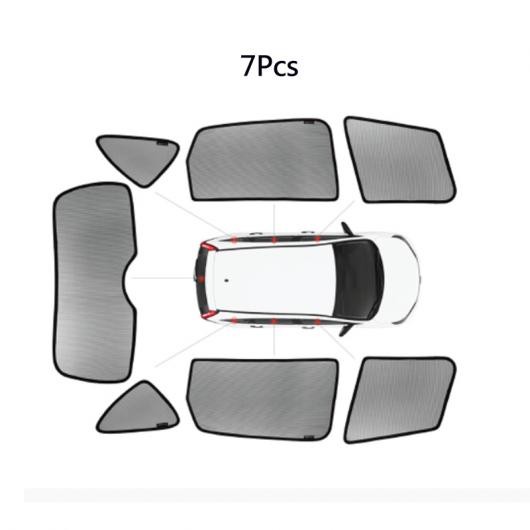 �E�C���h�E �T���V�F�[�h ���b�V�� �V�F�[�h �u���C���h �J�X�^�� �K�p: �A�E�f�B/AUDI Q2 Q3 Q5 Q5L Q7 7�s�[�X�Z�b�g AL-II-0829 AL